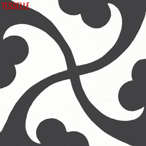 La Spada Spiralli 8" Square Cement Tile