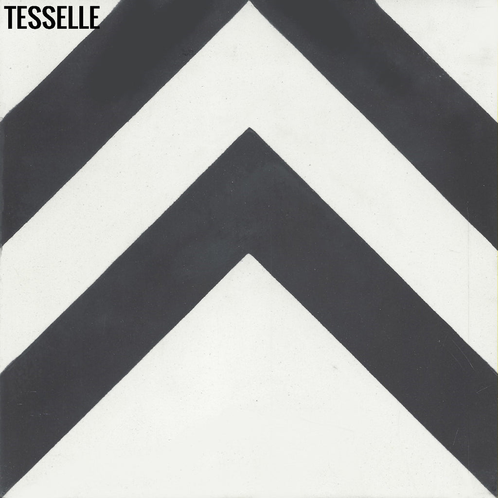 La Chev Burchell 8" Square Cement Tile