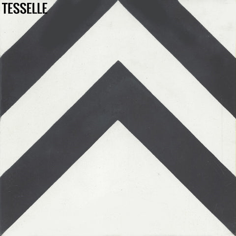 La Chev Burchell 8" Square Cement Tile