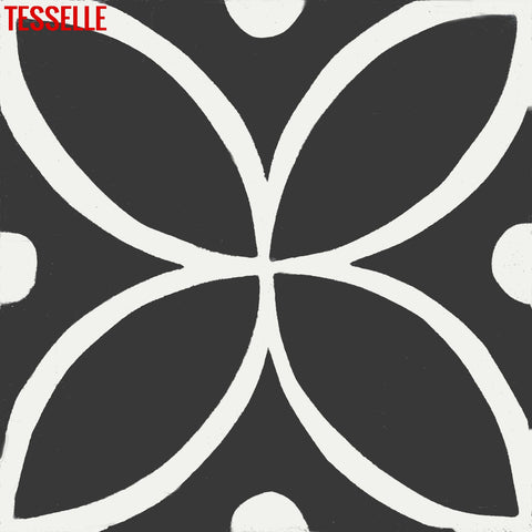 Laurent Arenas 8" Square Cement Tile
