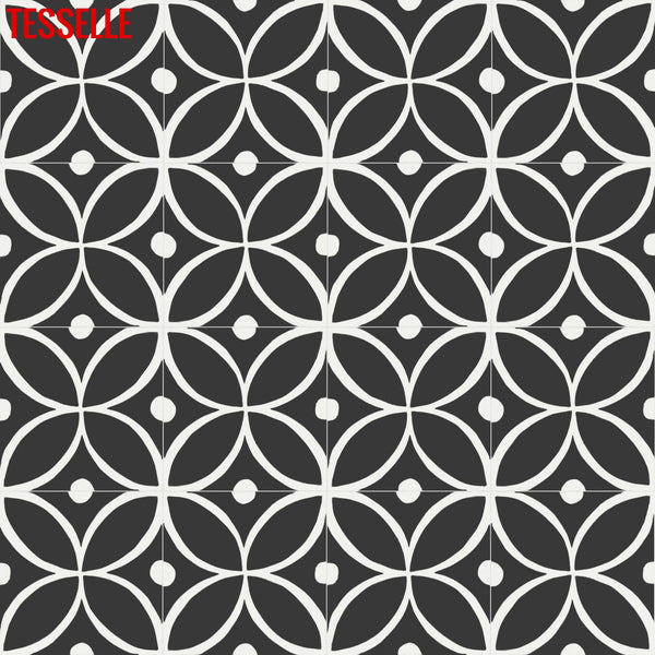 Laurent Arenas 8" Square Cement Tile 1
