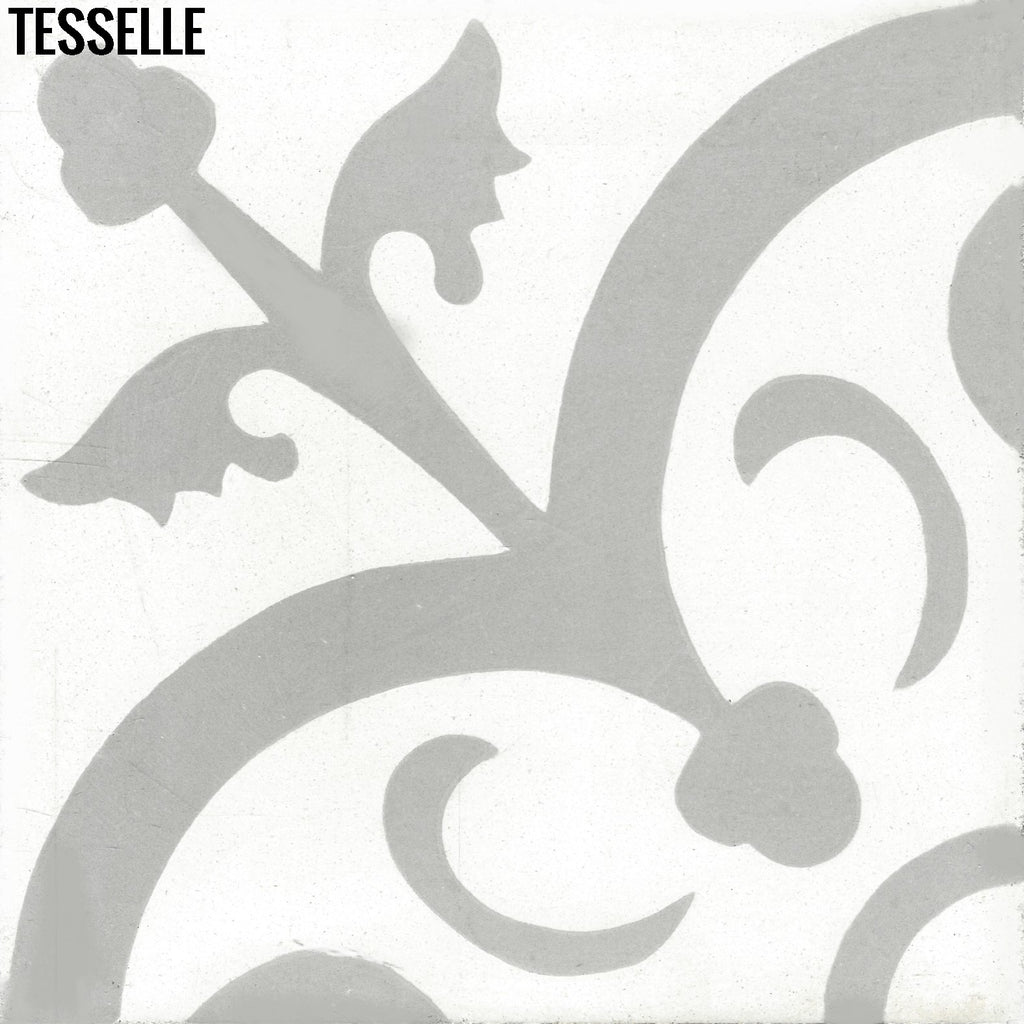 La Fleur Celine 8" Square Cement Tile