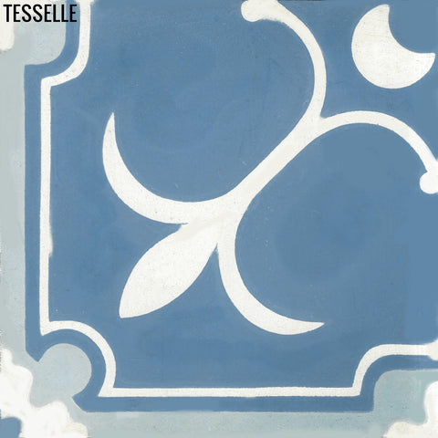 Lilio Lazuli 8" Square Cement Tile