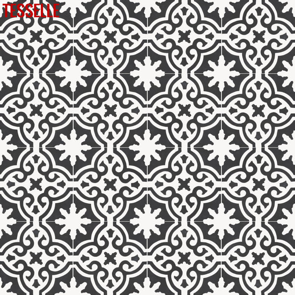 Linares La Graza 8" Square Cement Tile 1