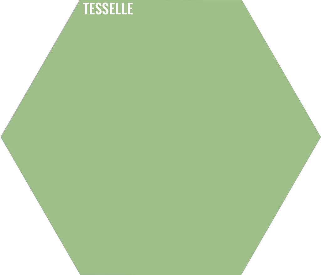 Linden 8291 - 9"x8" Hexagonal Cement Tile