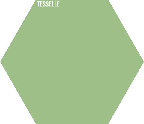 Linden 8291 - 9"x8" Hexagonal Cement Tile