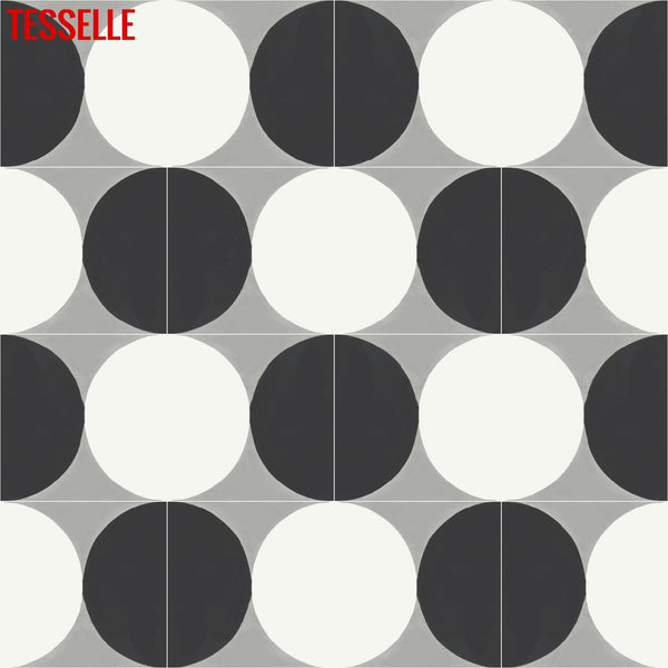 Luna Veris 8" Square Cement Tile 2