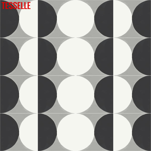 Luna Veris 8" Square Cement Tile 3