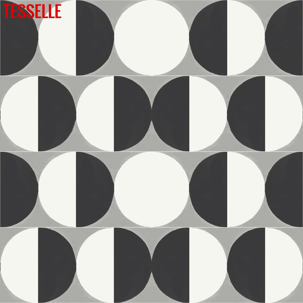 Luna Veris 8" Square Cement Tile 5