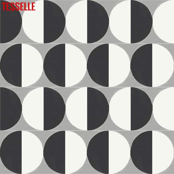 Luna Veris 8" Square Cement Tile 4
