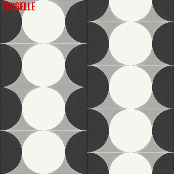 Luna Veris 8" Square Cement Tile 7