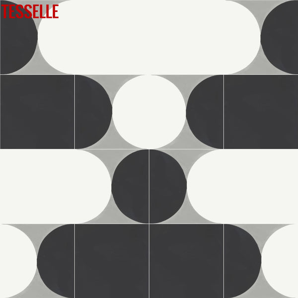 Luna Veris 8" Square Cement Tile 8
