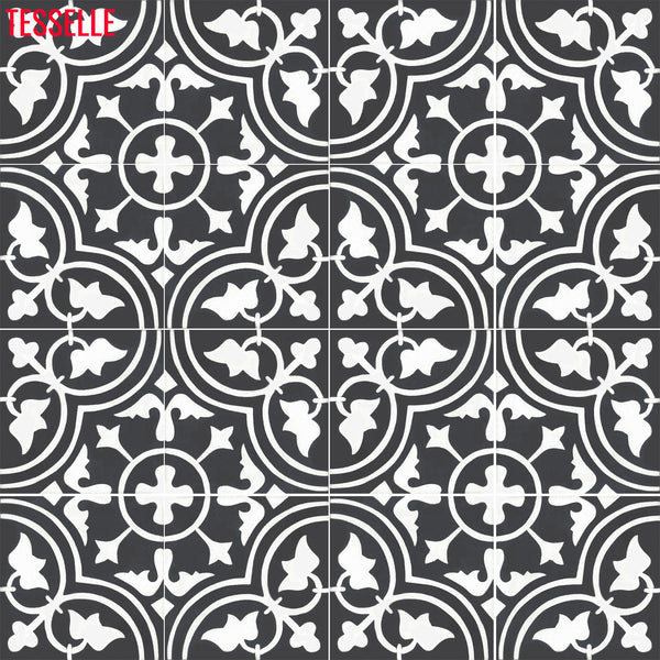 Lyssa Brea 8" Square Cement Tile 1