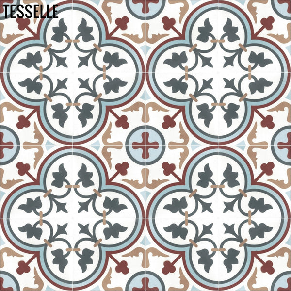 Lyssa Centro 8" Square Cement Tile
