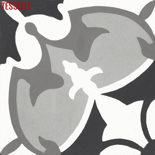 Mariana Oscura 8" Square Cement Tile