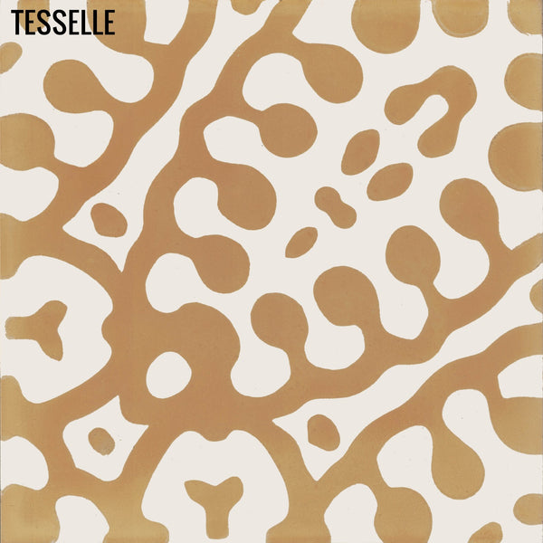 Marikka 8" Square Cement Tile - Selva