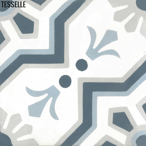 Mazatlan Maya 8" Square Cement Tile