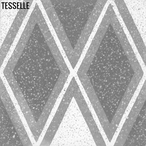 Merino Gravella 8" Square Cement Tile