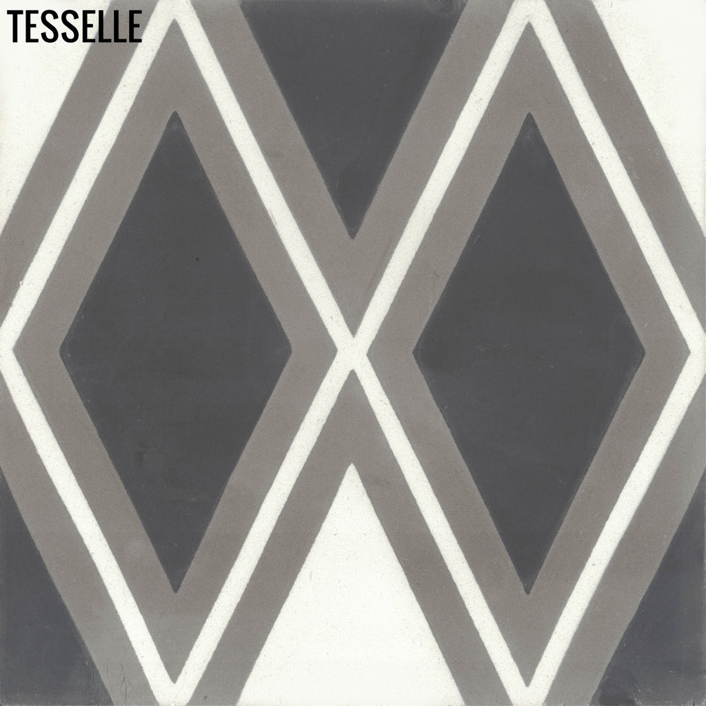 Merino Lacara 8" Square Cement Tile