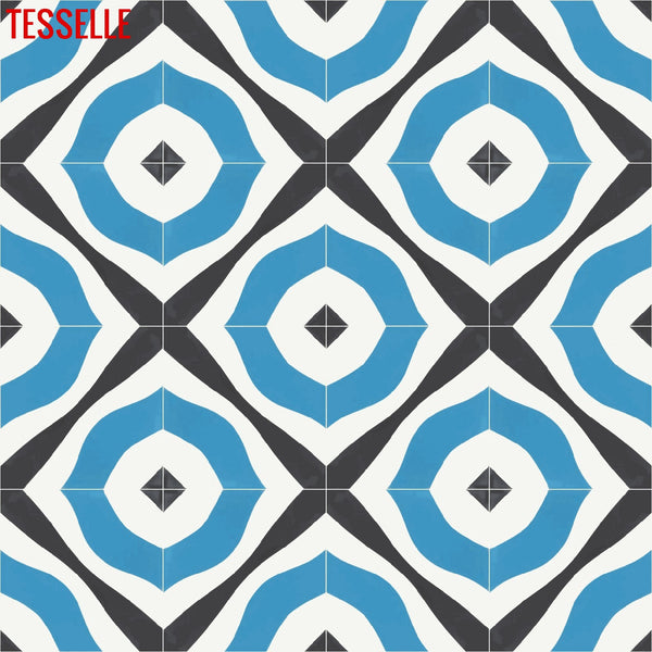 Metalyn Celess 8" Square Cement Tile 1