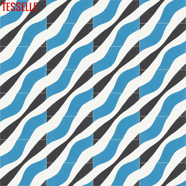 Metalyn Celess 8" Square Cement Tile 7