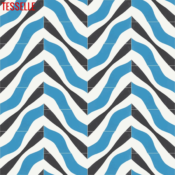 Metalyn Celess 8" Square Cement Tile 7