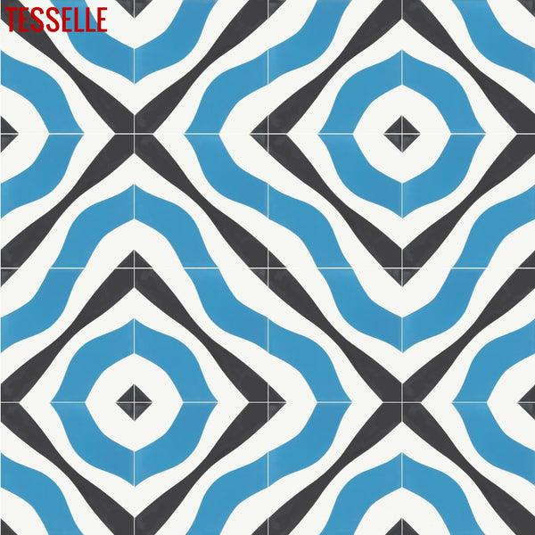 Metalyn Celess 8" Square Cement Tile 2