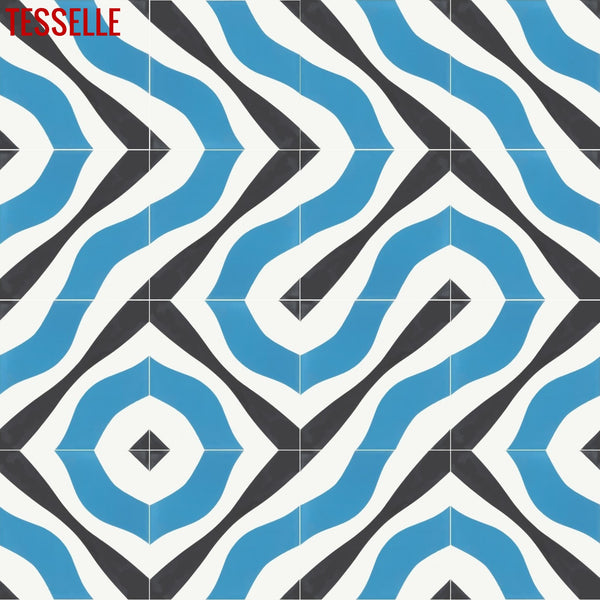 Metalyn Celess 8" Square Cement Tile 6