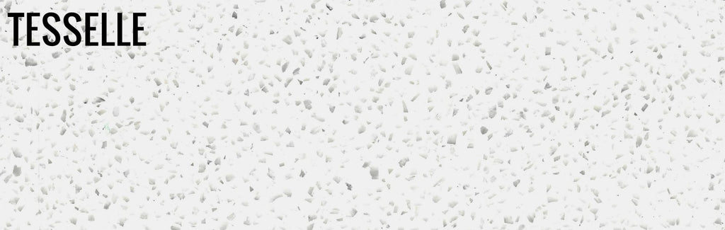 Metro Matira 8 x 2.5" White Terrazzo Cement Subway Tile