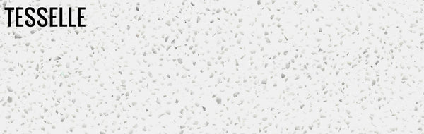 Metro Matira 8 x 2.5" White Terrazzo Cement Subway Tile