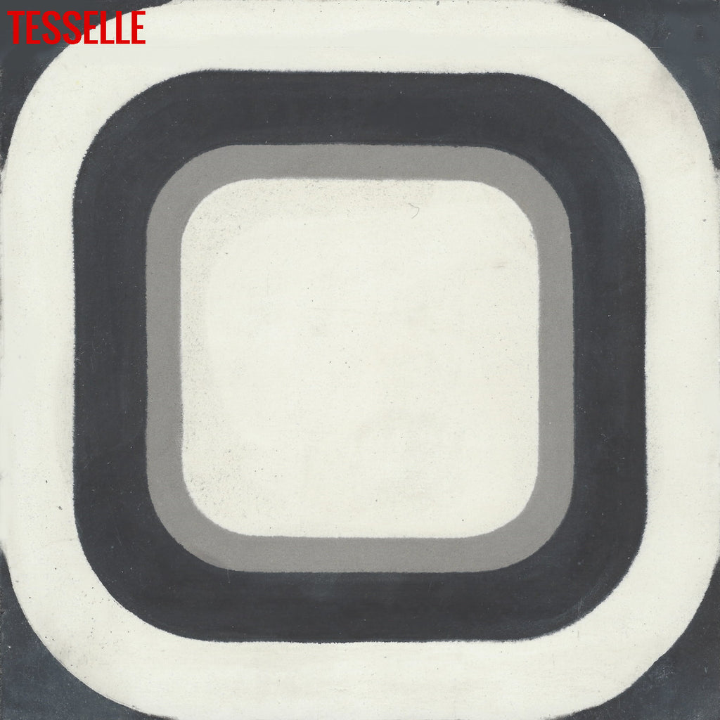 Modda Cinder 8" Square Cement Tile