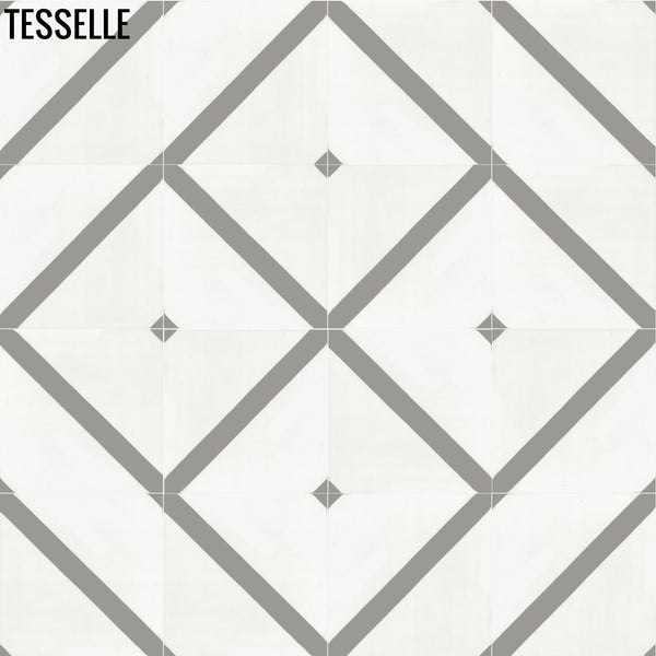 Neoterra Icicle 8" Square Cement Tile