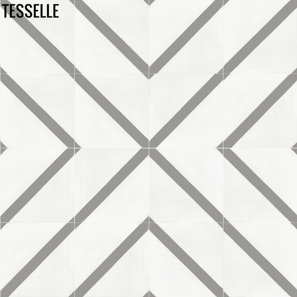 Neoterra Icicle 8" Square Cement Tile