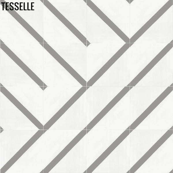 Neoterra Icicle 8" Square Cement Tile