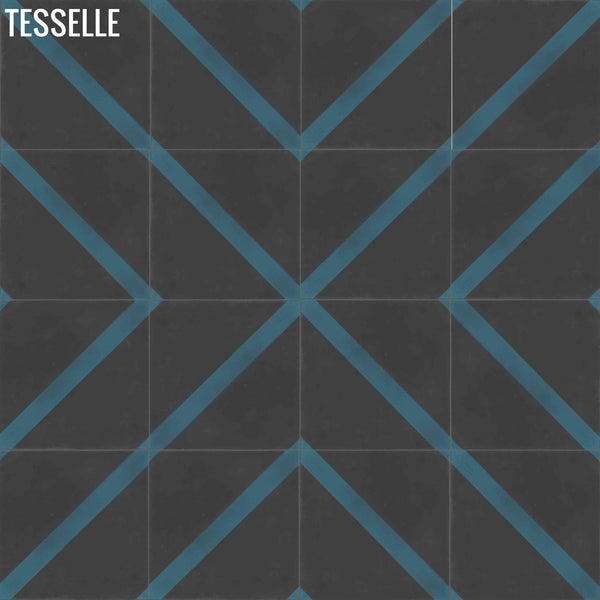 Neoterra Nightshade 8" Square Cement Tile3