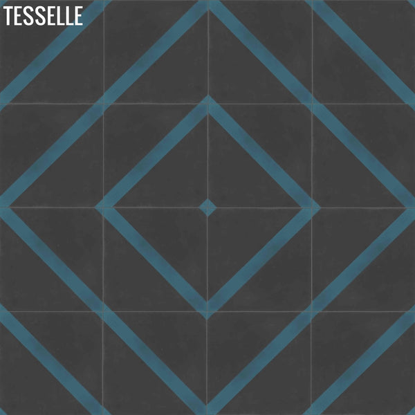 Neoterra Nightshade 8" Square Cement Tile4