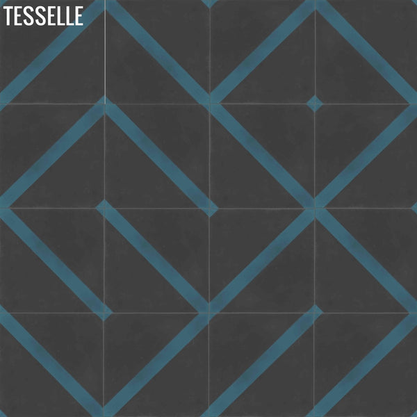 Neoterra Nightshade 8" Square Cement Tile6