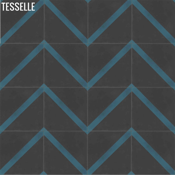 Neoterra Nightshade 8" Square Cement Tile5