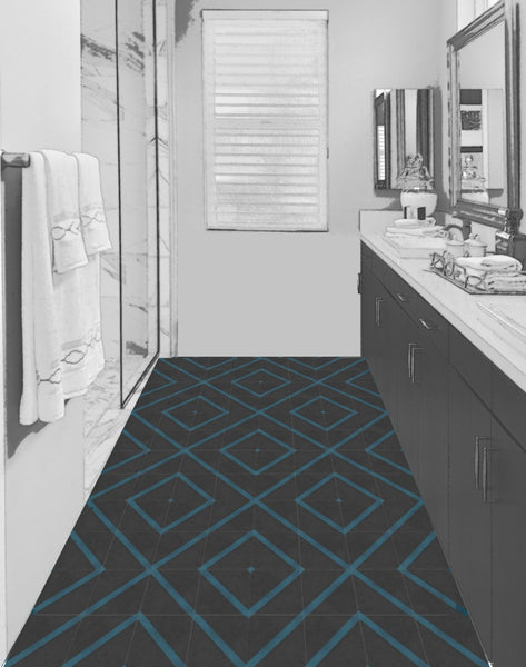 Neoterra Nightshade on a bathroom floor
