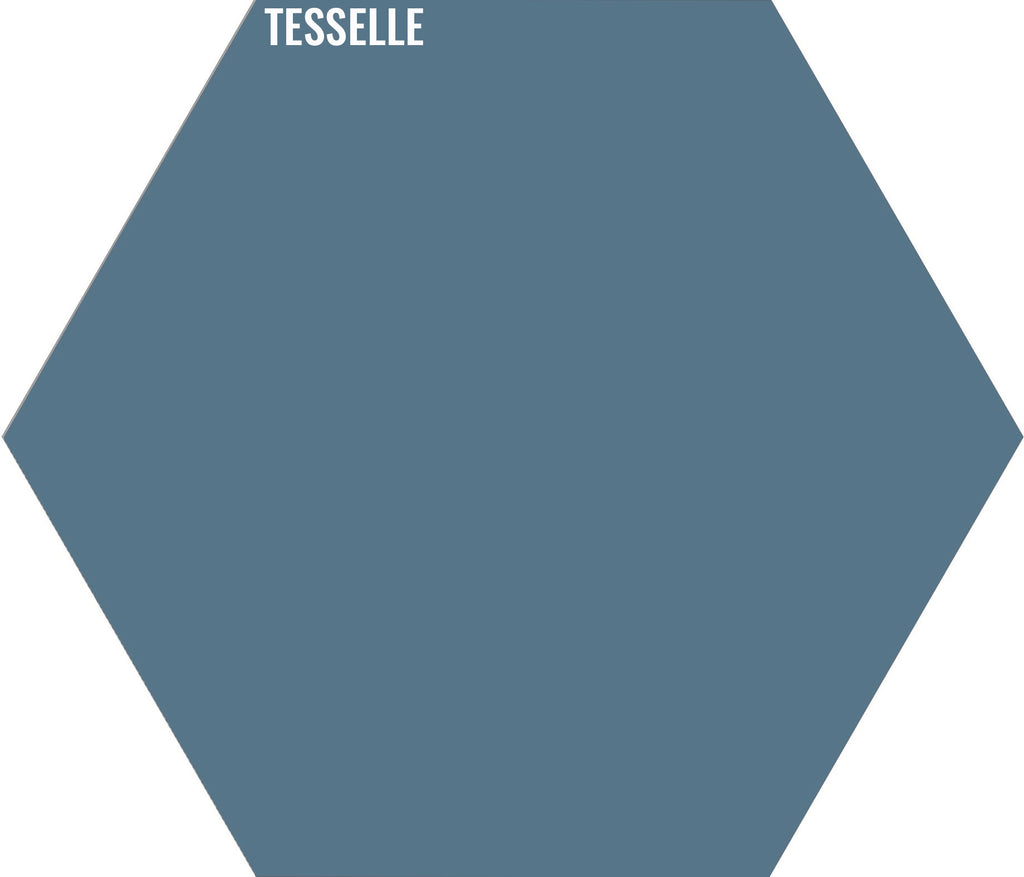 Ocean 8108 - 9"x8" Hexagonal Cement Tile