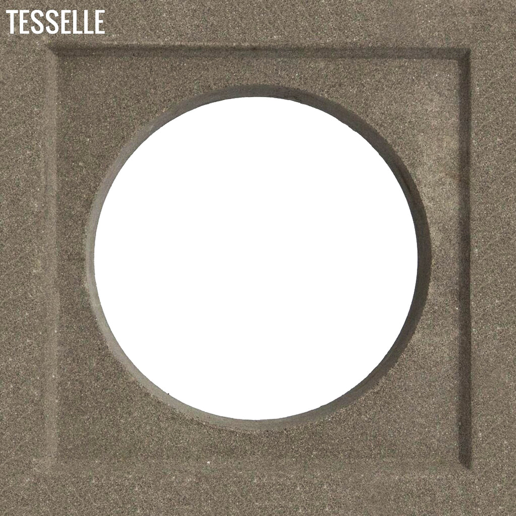Orb Natural Cement 7.5" Breeze Block | Grey