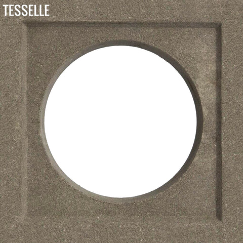Orb Natural Cement 7.5" Breeze Block | Grey