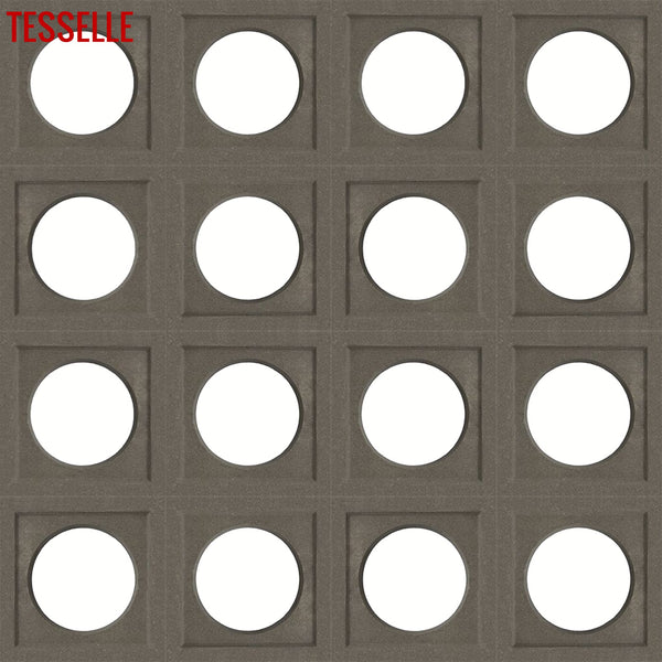 Orb Natural Cement 7.5" Breeze Block | Grey 1