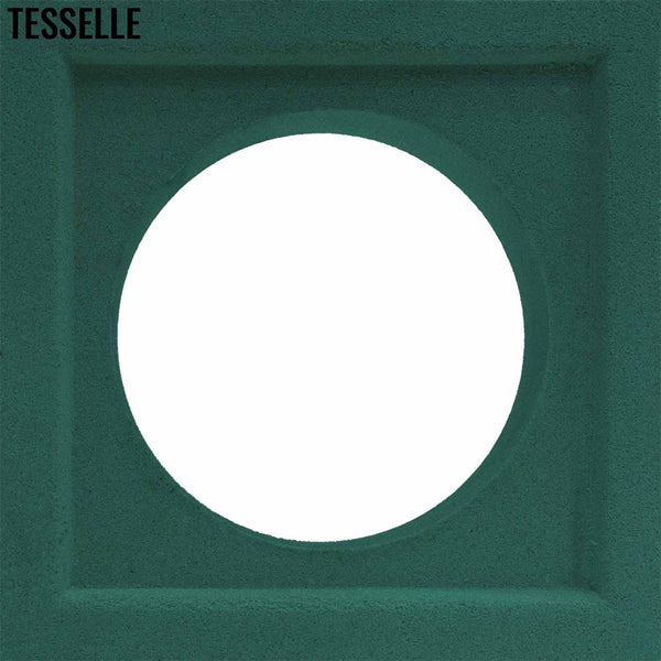 Orb Jade Green 7.5" Cement Breeze Block