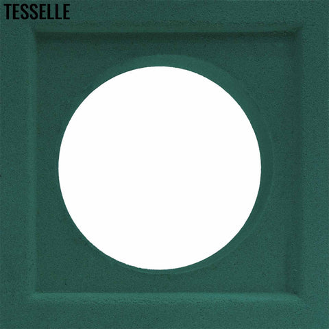 Orb Jade Green 7.5" Cement Breeze Block