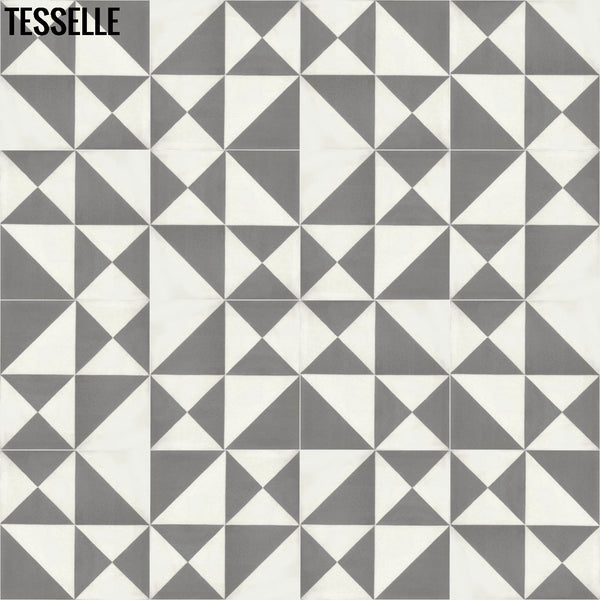 Origami  Cement Tile - Promenade Layout 5