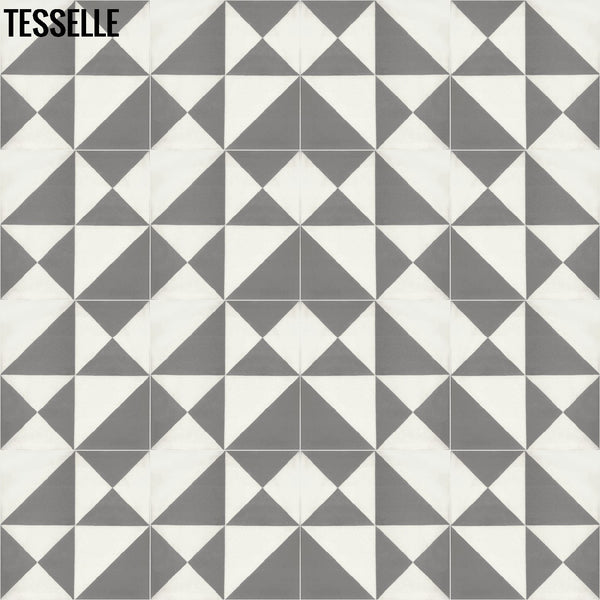 Origami  Cement Tile - Promenade Layout 3