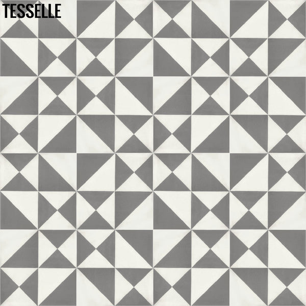 Origami  Cement Tile - Promenade Layout 5
