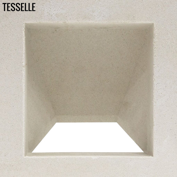Pali Dimensional White 7.5" Cement Breeze Block