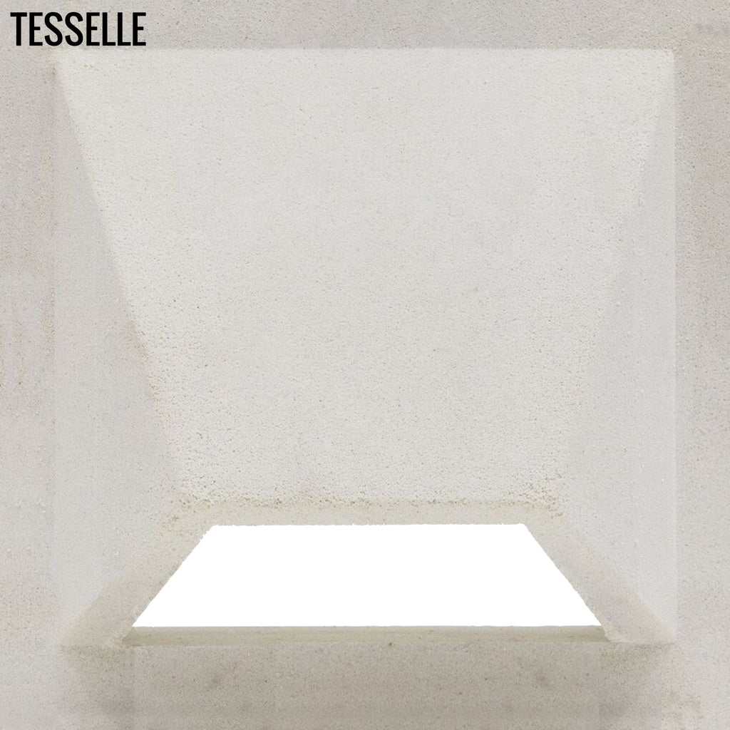 Pali Dimensional White 7.5" Cement Breeze Block